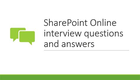 sharepoint online interview questions|Top 25 Microsoft SharePoint Interview Questions and Answers.